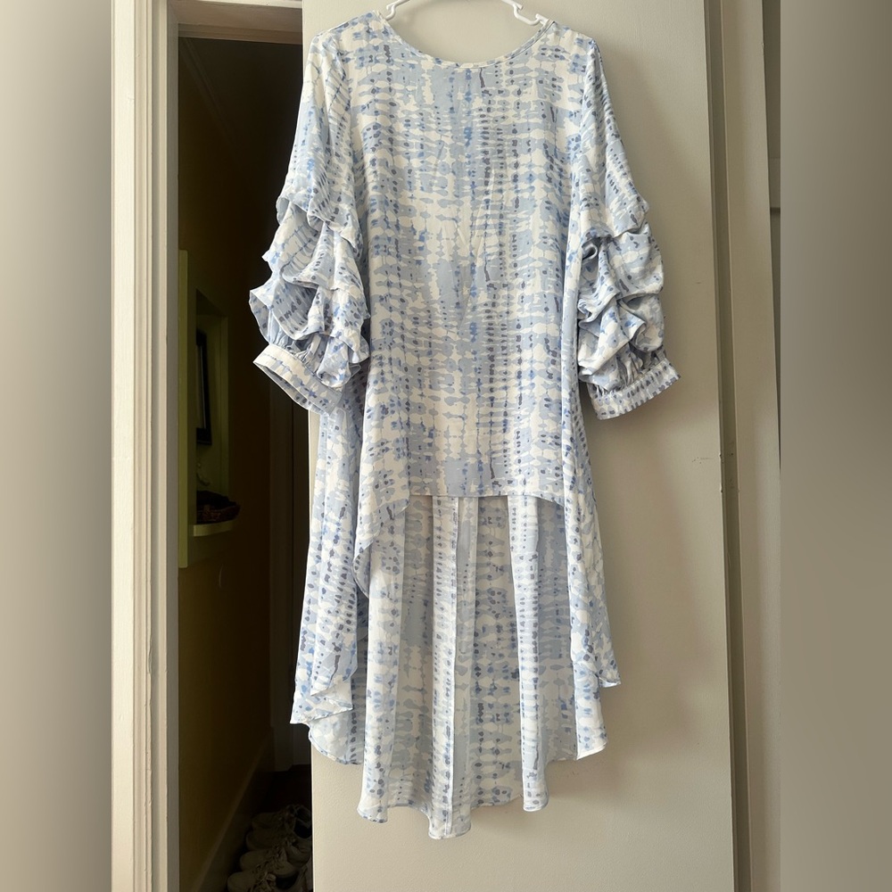 Patrizia Luca High Low Tunic Blouse
